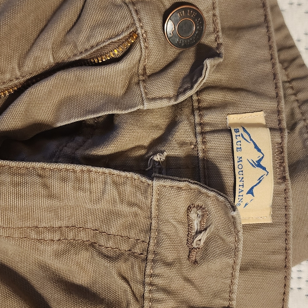 Blue Mountain Men's Relaxed Fit Jeans - Brown